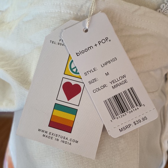 BLOOM + POP TIE DYE LIGHT WEIGHT TERRY CLOTHE HOODIE - Picture 4 of 4